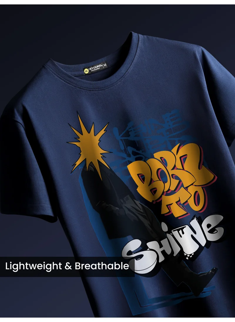 Beyoung Born To Shine Printed T-shirt