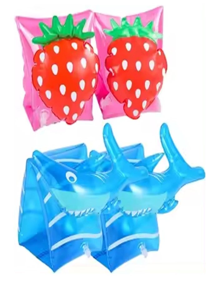 Pelo Cute Cartoon Printed 3D Swimming Arm Band | Swimming Arm Bands for Kids Adults Arm Floats | Swim Wings | Swim Float Band | Floater Sleeves Swimming for Kids (Arm Band Set of 2) - Image 1