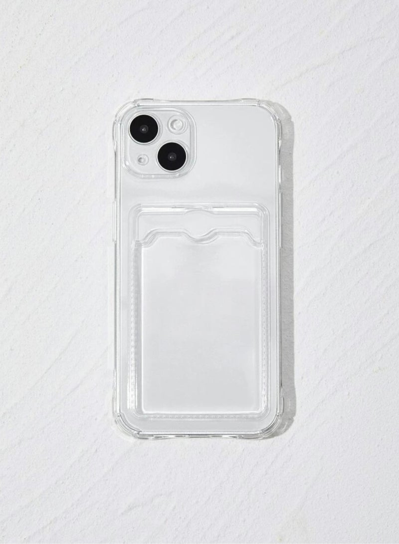 جراب شفاف مع محفظة  متوافق مع  Iphone 15 - Image 1