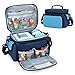 LoDrid Carrying Case Compatible with Tonie Box 21 Portable Bag with Shoulder Strap for Audio Player Starter Set Headphones Charging Station Storage Navy Blue Bag OnlyPatent Design - Image 3