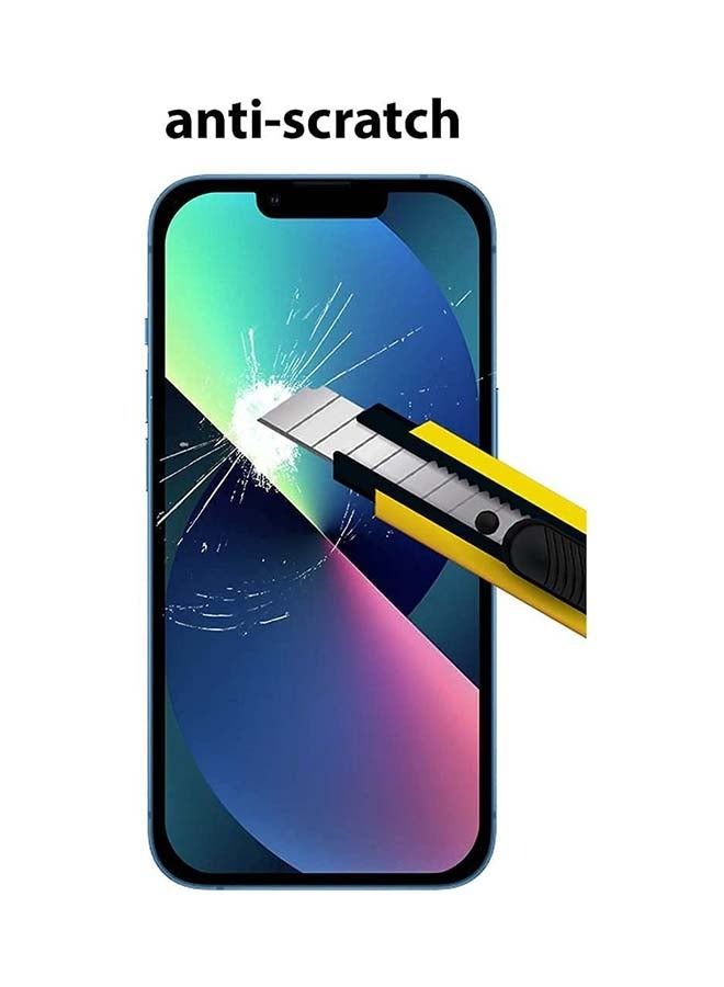 واقي شاشة من الزجاج المقوى لهاتف آيفون 13 برو ماكس شفاف - Image 4