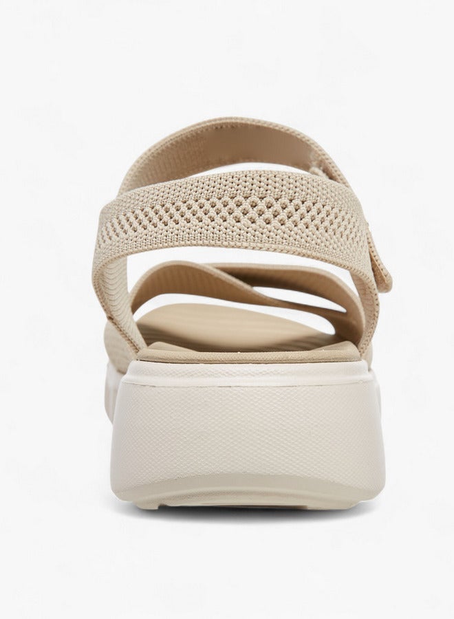 لو كونفورت صنادل مريحة بشريط متقاطع من فلاينت وإغلاق بشريط لاصق - Image 4