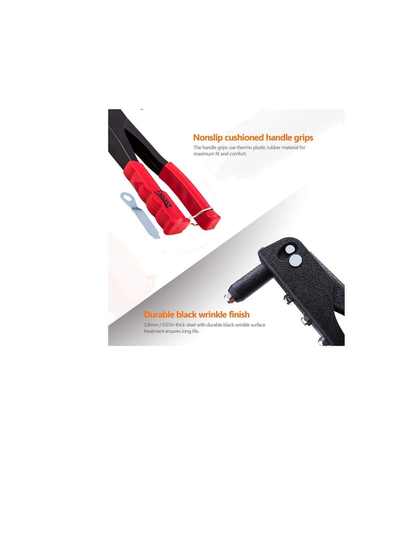 Beorol Rivet Gun Hand Riveter Heavy Duty Professional Pop Riveter Standard Gun - KPNS - Image 3