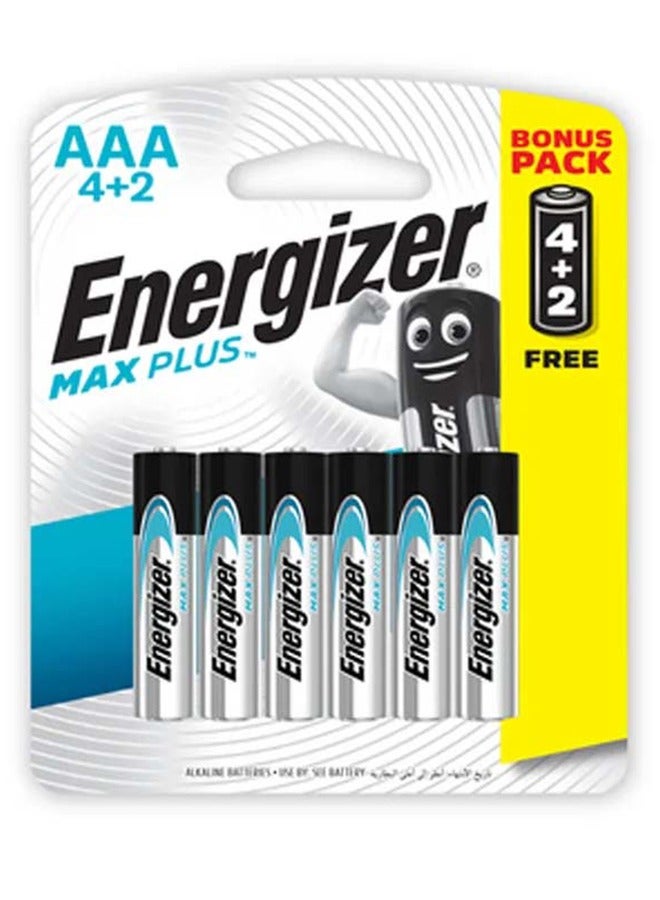 سعر ومواصفات Energizer بطارية إنرجايزر ماكس بلس AAA (عبوة من 6) (ZC936CCF5C37B4D80A814Z) على Noon EG