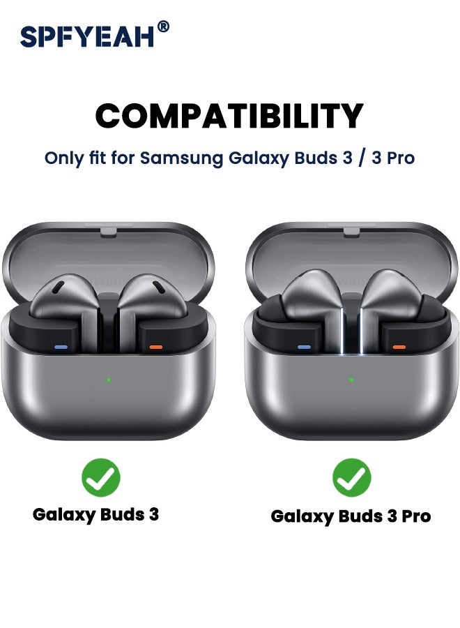 اس بي اف يا. جراب Samsung Galaxy Buds 3 / Buds 3 Pro بسلسلة مفاتيح، جراب شفاف ناعم من مادة TPU مع مجموعة منظف، غطاء مقاوم للصدمات والسقوط لهاتف Samsung Galaxy Buds 3 & 3 Pro (2024)، شفاف - Image 2