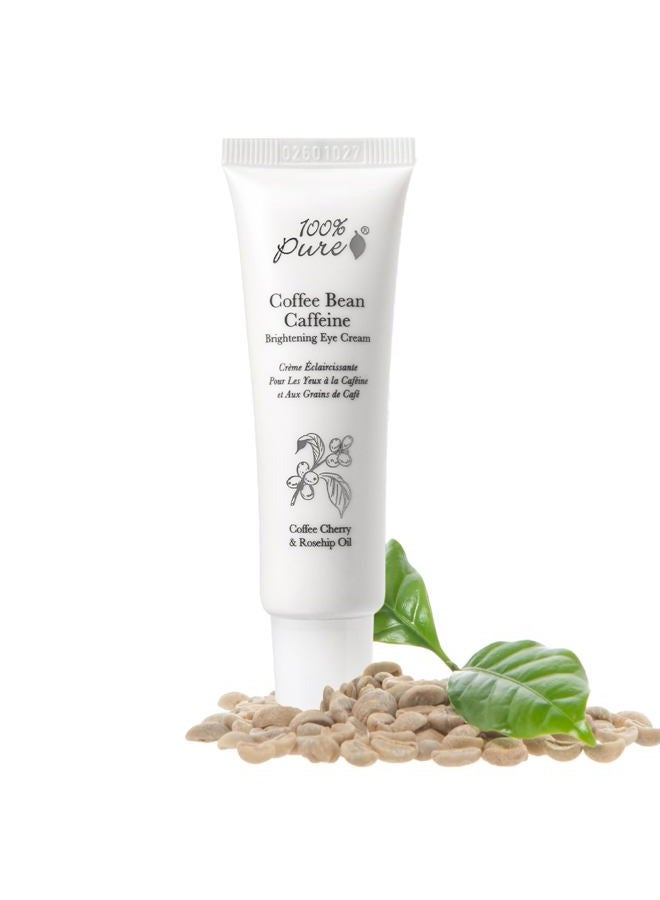 100 % Pure كريم العين بالكافيين من حبوب القهوة للتجاعيد، مضاد للشيخوخة، علاج للهالات السوداء تحت العينين للجفون ومنطقة تحت العين - Image 1