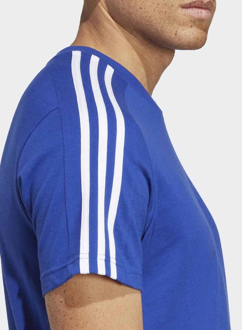 Adidas 3 Stripes Single Jersey T-shirt - Image 5