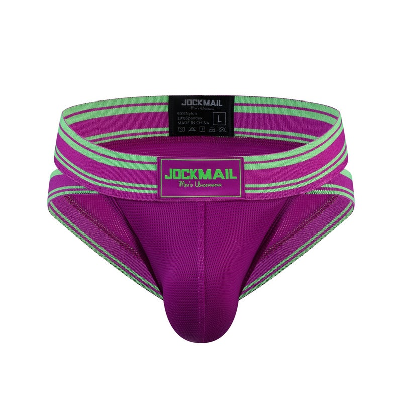 Jockmail2023 New Summer Men'S Underwear Triangle Underwear Mesh Breathable Sports Hip Underwear - Image 1