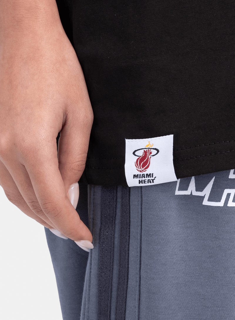NBA Miami Heat Court Flames T-Shirt - Image 4