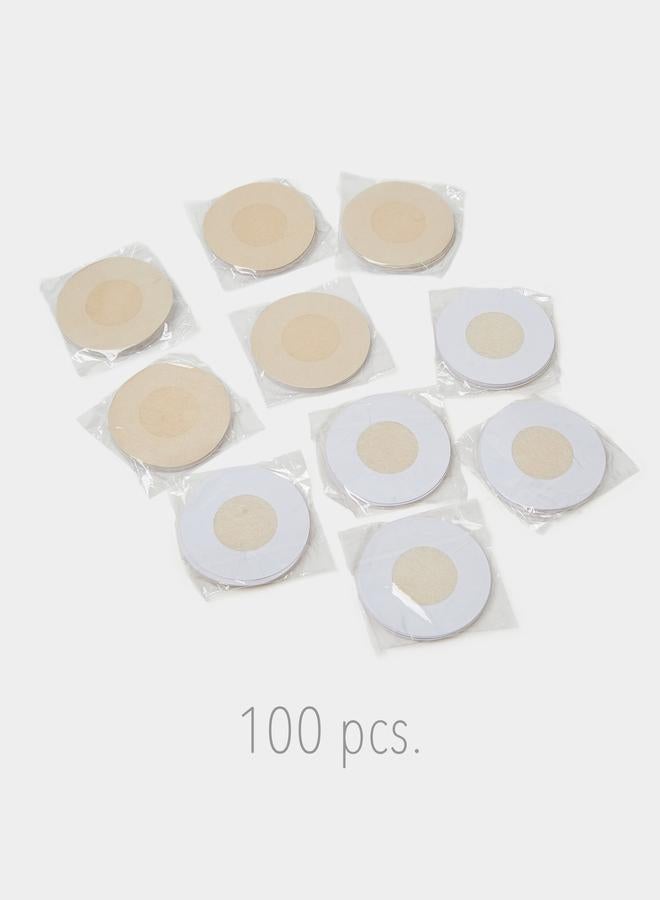 Styli Pack of 100 - Nude Stick On Nipple Covers - Image 1