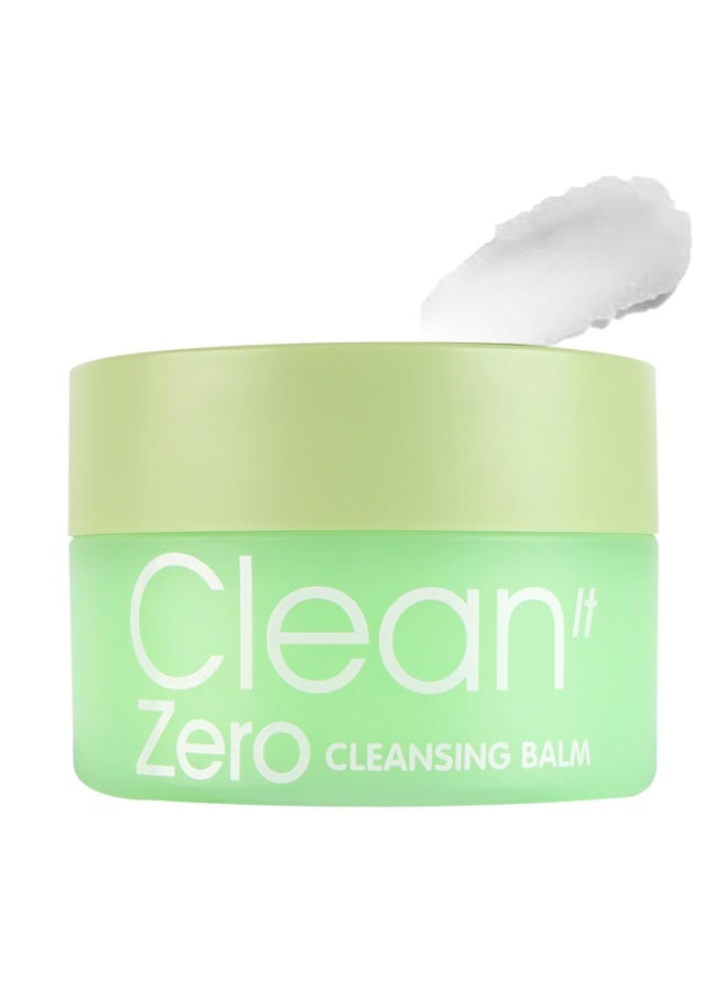 BANILA CO clean it zero Gentle Makeup Remover Balm Nourishing Balm-to-Oil Formula Effortlessly Remove Stubborn Makeup Leaving Skin Hydrated & Rejuvenated 100gm Green - Image 1