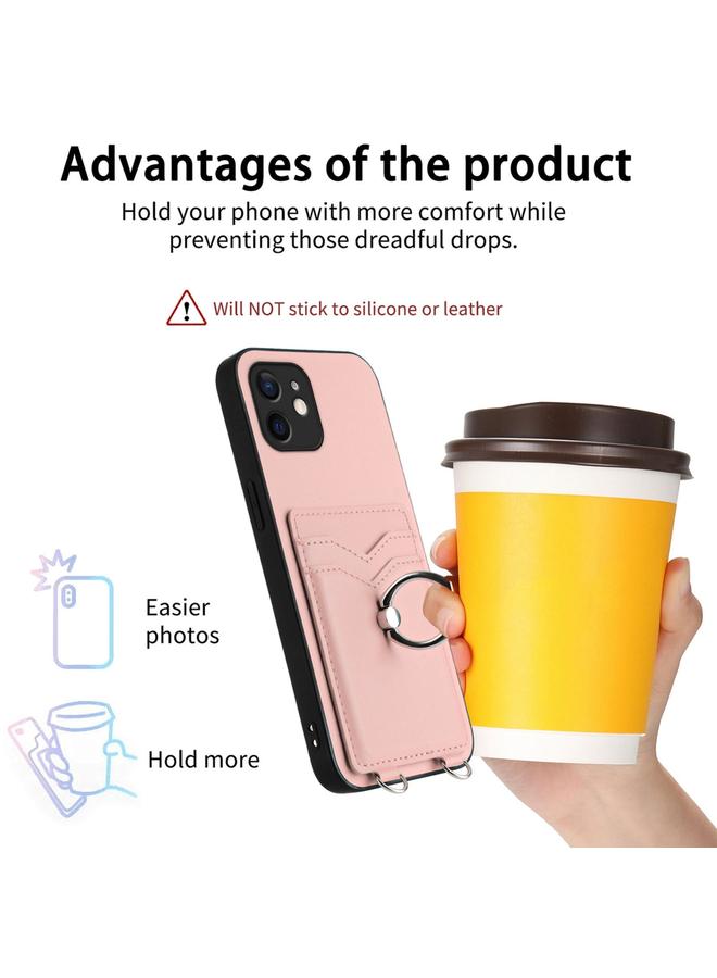 Zaboon Case For iPhone 11 R20 Crossbody Rope Ring Card Holder Phone Case - Image 4