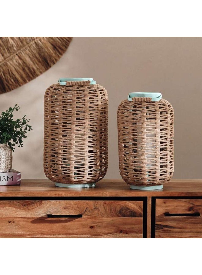 Pan Home فانوس إينس المعدني - بني - Image 4