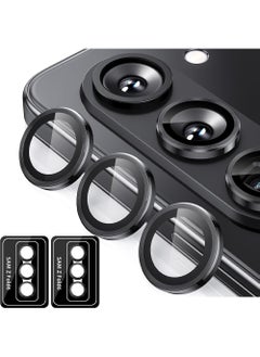 CaseNeo 2 Set for Samsung Galaxy Z Fold6 Camera Lens Protector, Scratch-Resistant HD Clarity Ultra-Thin 9H Tempered Glass with Aluminum Edging, Individual Metal Lens Cover (Black)  - Image 1