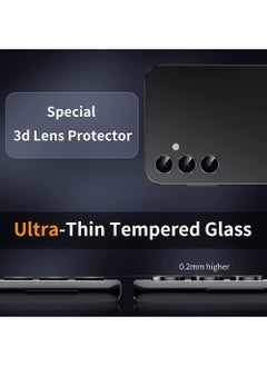 CaseNeo 2 Set for Samsung Galaxy Z Fold6 Camera Lens Protector, Scratch-Resistant HD Clarity Ultra-Thin 9H Tempered Glass with Aluminum Edging, Individual Metal Lens Cover (Black)  - Image 4
