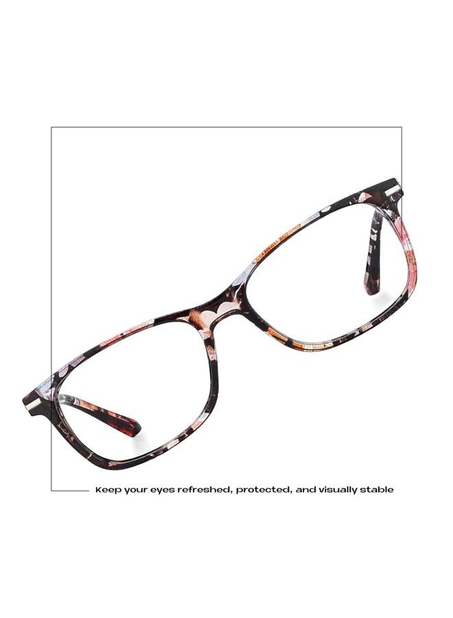 ReadeREST Blue Light Blocking Reading Glasses (Floral, 2.50 Magnification) Computer Glasses, fashionable for men and women, Anti Glare, Anti Eyestrain, UV protection - Image 5