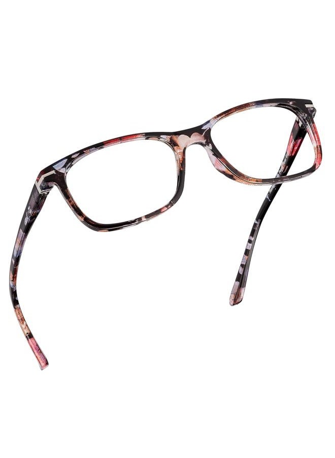 ReadeREST Blue Light Blocking Reading Glasses (Floral, 2.50 Magnification) Computer Glasses, fashionable for men and women, Anti Glare, Anti Eyestrain, UV protection - Image 1