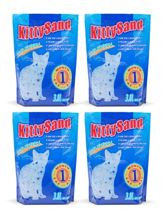 100% Natural Silica Crystal Premium Quality Cat Litter 3.8L Plain - Pack of 4 - pzsku/ZC93759B1A5492CA1B9D2Z/45/1743673131/f971d9c2-db68-48e4-9a91-99625b136be8