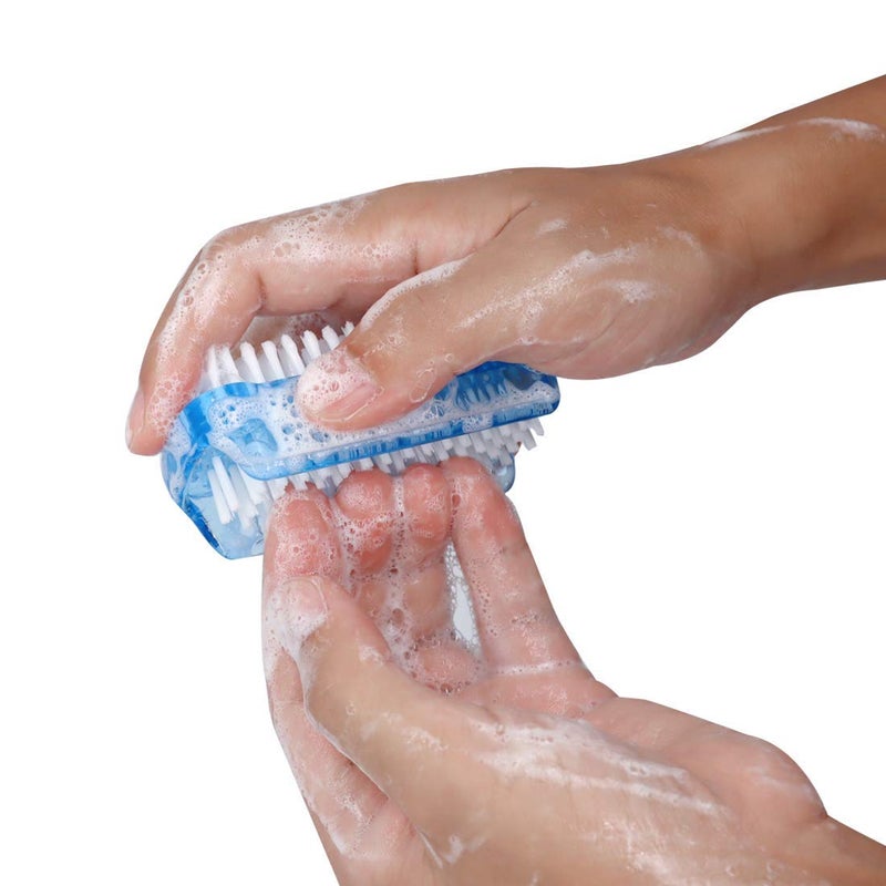 MEPOINT Nail Brush Two Sided Hand Fingernail Cleaner Pedicure Scrub Foot Brushes Toes Cleaning Tool For Women - Image 3