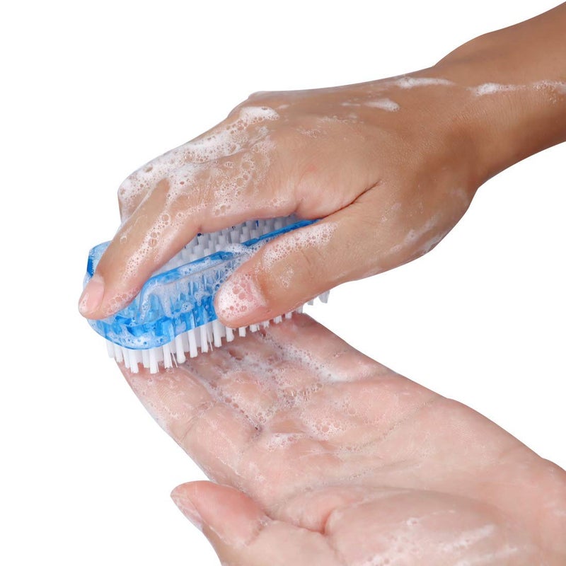 MEPOINT Nail Brush Two Sided Hand Fingernail Cleaner Pedicure Scrub Foot Brushes Toes Cleaning Tool For Women - Image 4