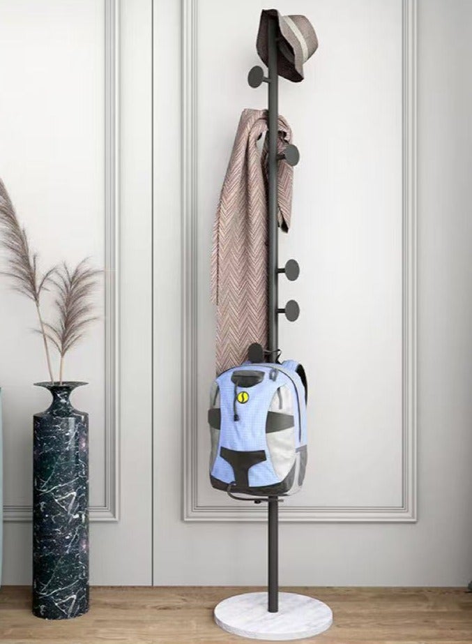 Coat Rack Free Standing Coat Tree with 7 Hooks Metal Coat Racks Marble for Clothes and Hat Hangers(170*32cm)  - Image 2
