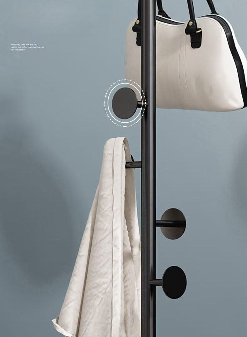 Coat Rack Free Standing Coat Tree with 7 Hooks Metal Coat Racks Marble for Clothes and Hat Hangers(170*32cm)  - Image 3