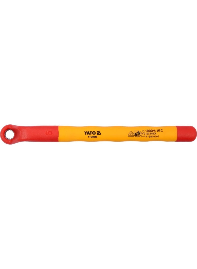 YATO Insulated Ring Wrench 6mm VDE-1000V YT-20980