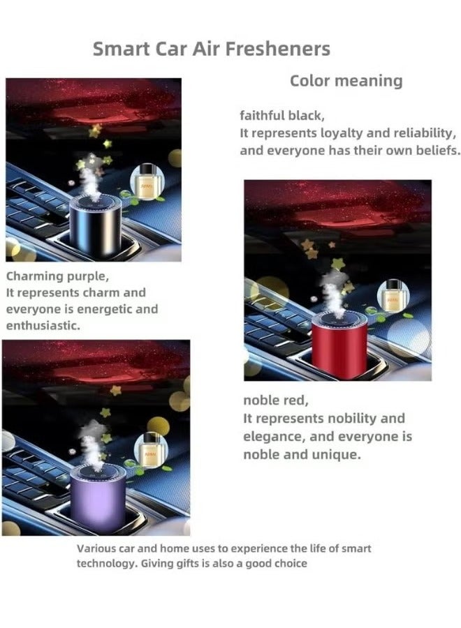 Denx Denx Smart Ceiling Fragrance Device with Stars The distinctive fragrance device for the car, home and office, equipped with distinctive lights and a scented bottle Black  - Image 5