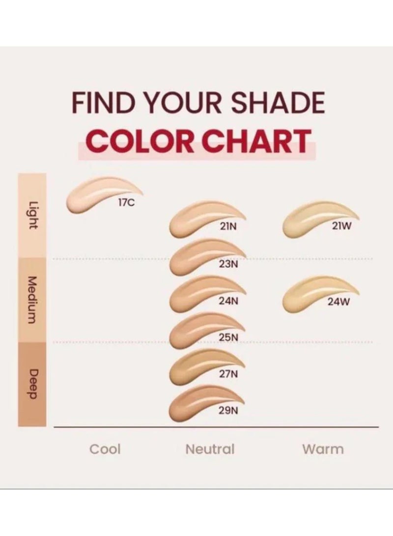 ترتر كريم أساس ماسك فيت ريد كوشن 23N رملي - Image 5