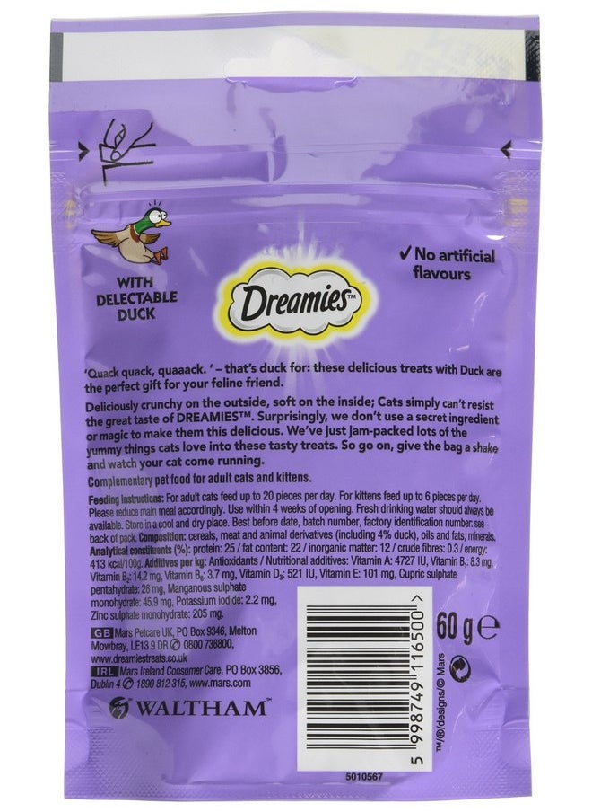 Dreamies Duck Flavoured Cat Treats 60G - pzsku/ZC93778271C2258A14F03Z/45/_/1737031600/ef7afee7-1d89-4225-8394-73254a670987