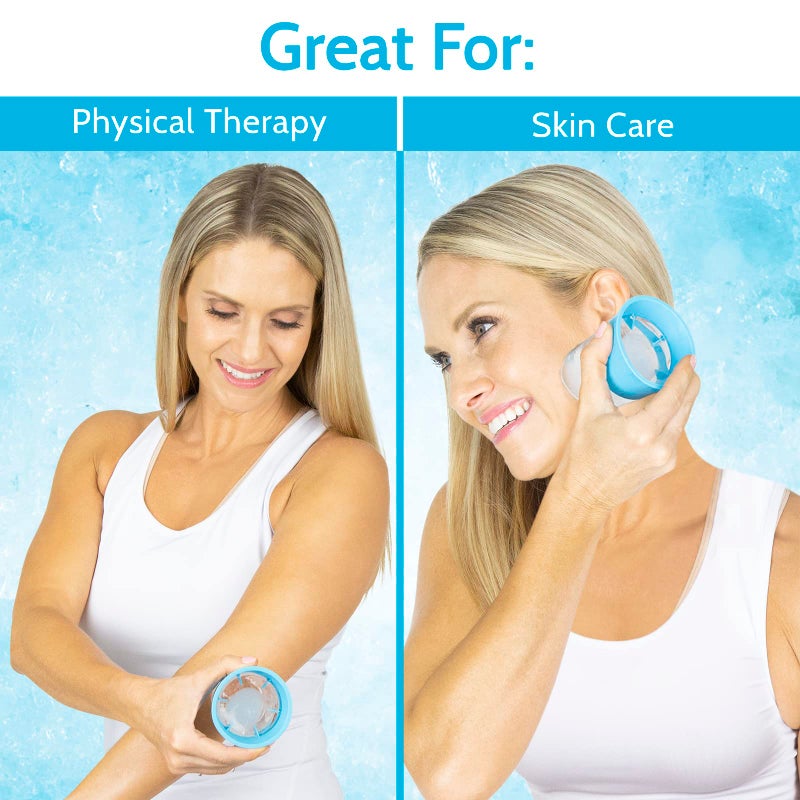 Arctic Flex Ice Cups & Roller - Portable Face Icing Tool, Silicone Massager for Skin Care, Reduces Puffiness & Enhances Beauty - Image 3