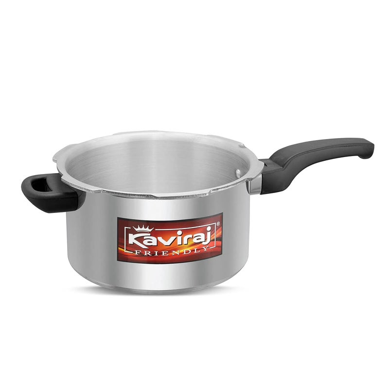 KAVIRAJ قدر ضغط كافيراج ألمنيوم 5 لترات قاعدة تحريض K1060Ib - Image 3