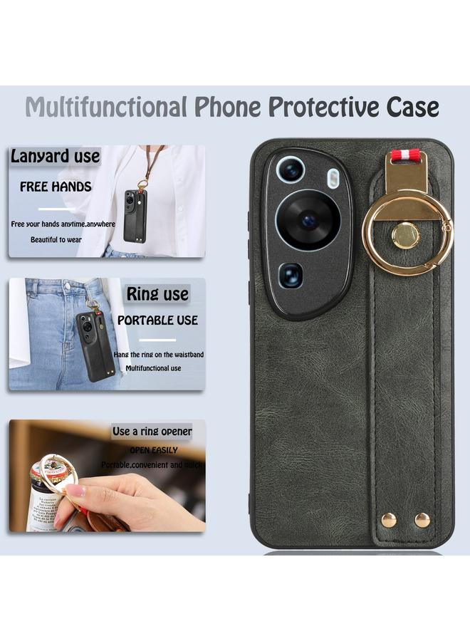 Zaboon Case For Huawei P60 Art Wristband Leather Back Phone Case - Image 5