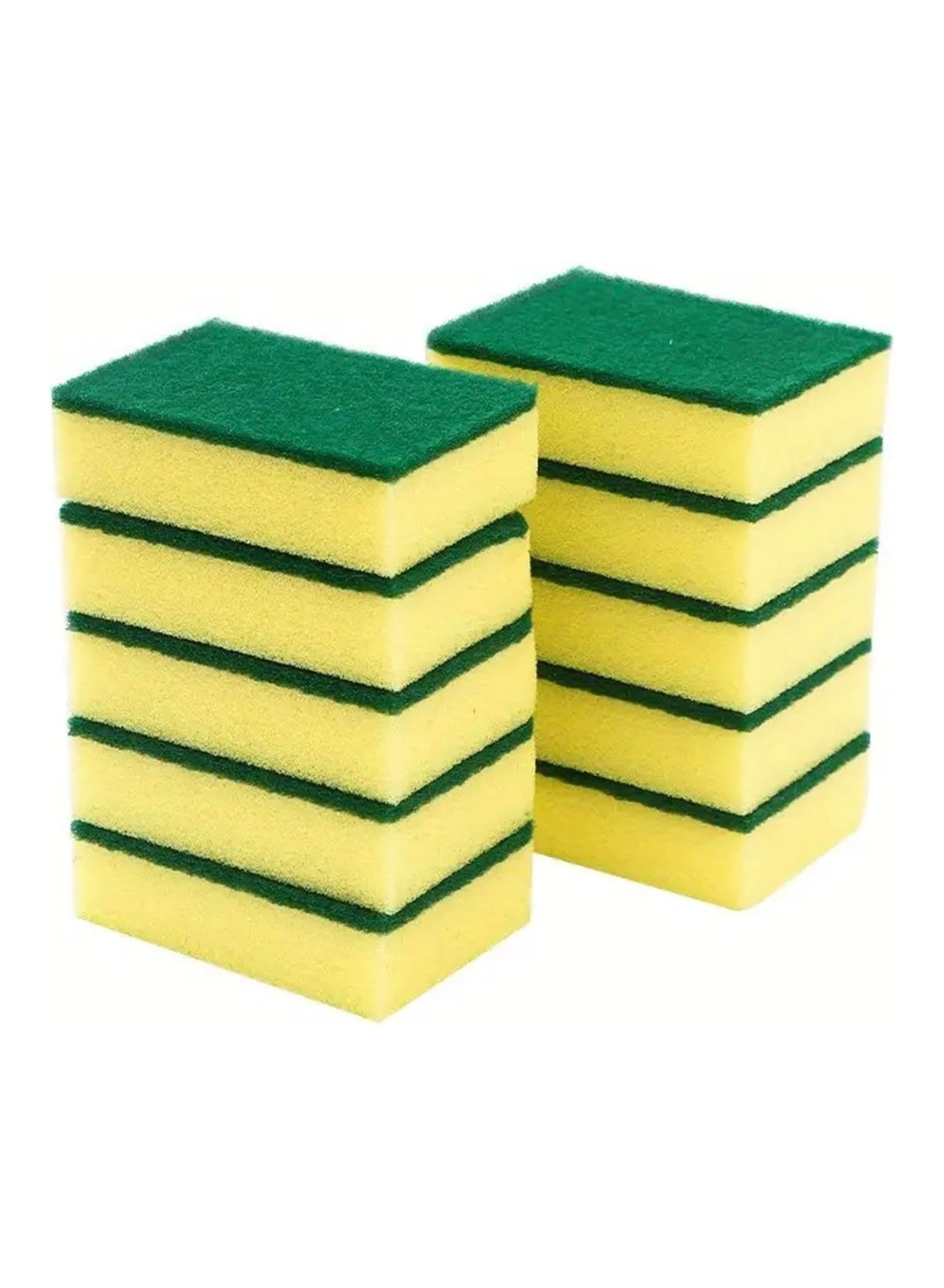 Dishwasher Sponge Heavy Duty Cellulose Scrub Sponges Kitchen, Powerful Scrubbing and Cleaning, Suitable for Washing Dishes and Kitchen Cleaning, Absorbent & Rich Foam | 10 Pcs Value Pack