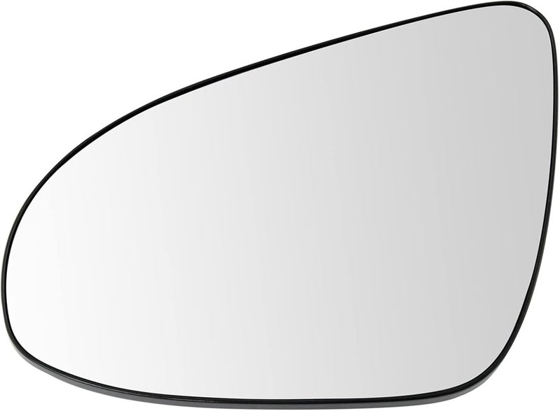 TRQ Driver Side Mirror Glass Clear Snap On Compatible with 2014-2019 Toyota Corolla - Image 1