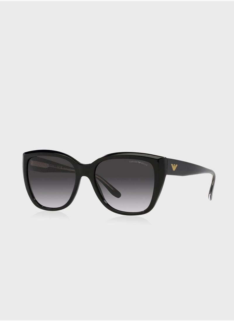 EMPORIO ARMANI - 0Ea4198 Oversized Sunglasses - Image 1