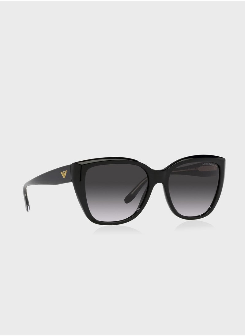 EMPORIO ARMANI - 0Ea4198 Oversized Sunglasses - Image 1