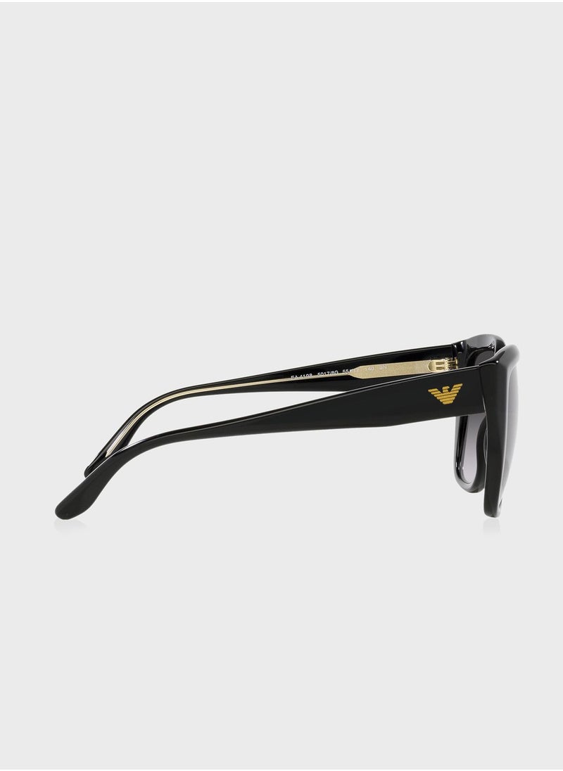 EMPORIO ARMANI - 0Ea4198 Oversized Sunglasses - Image 1