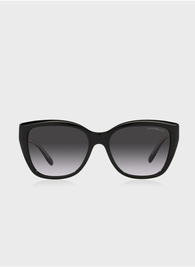 EMPORIO ARMANI - 0Ea4198 Oversized Sunglasses - Image 1
