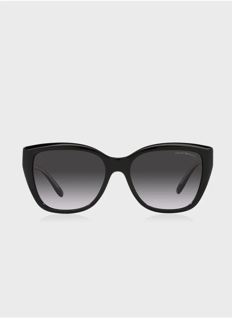 EMPORIO ARMANI 0Ea4198 Oversized Sunglasses