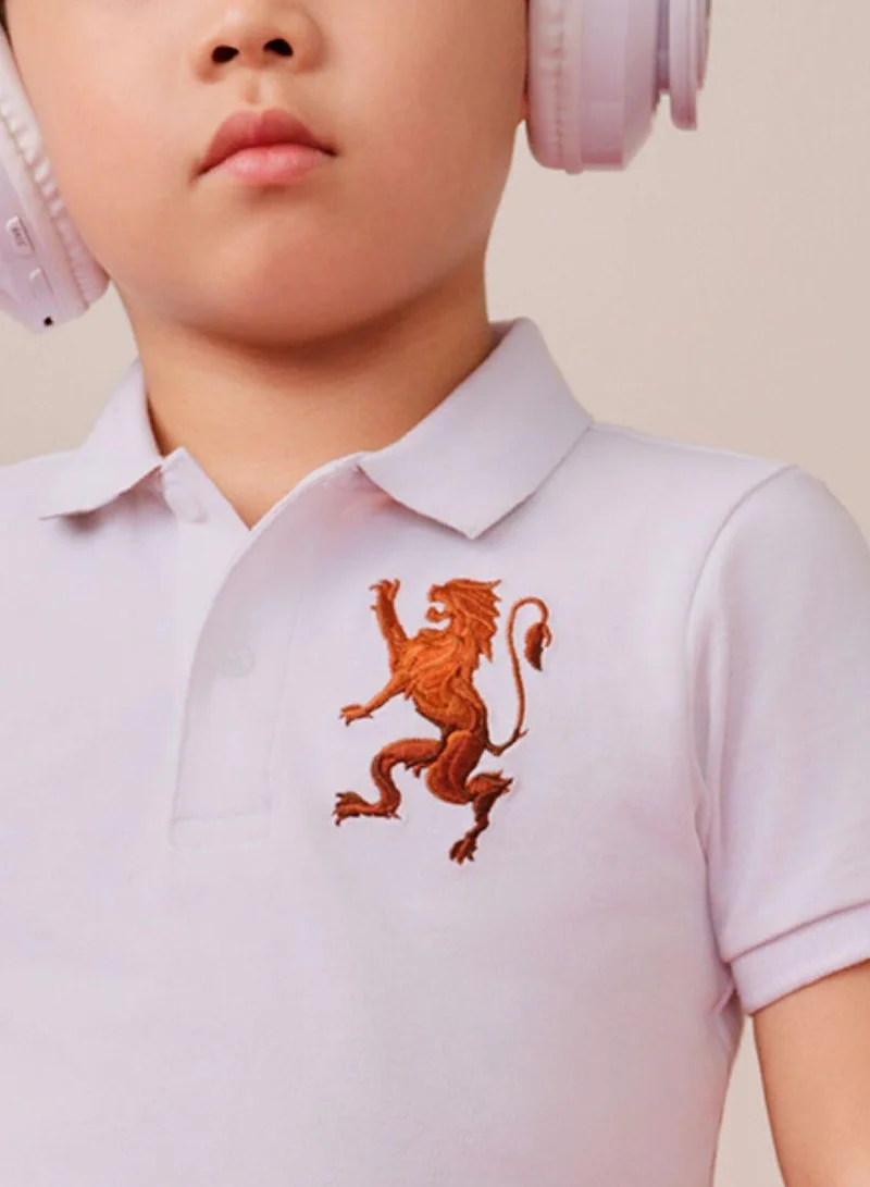 GIORDANO  Junior Embroidery Short Sleeve Bold Polo for Men | Best Price UAE