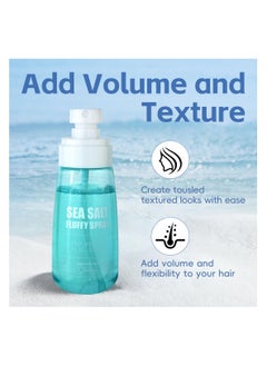 SYOSI Sea Salt Spray for Hair | Texture & Volume Enhancer for Men and Women | Lightweight Formula for All Hair Types | 3.38 Fl. Oz  - Image 3