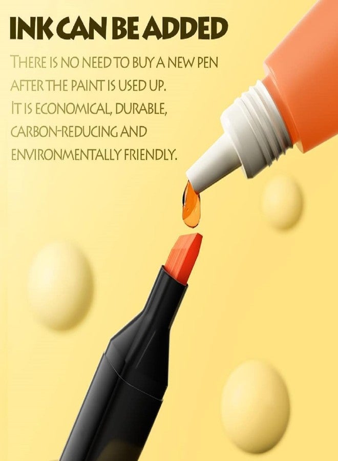 VENIQE 48 Art Marker Marker Pen Set | Permanent Markers for Office, School, Art, Craft, DIY Projects | Bold and Vibrant Colors | Fine Tip & Broad Tip | Quick-Dry, Waterproof Ink | Non-Toxic - Image 4