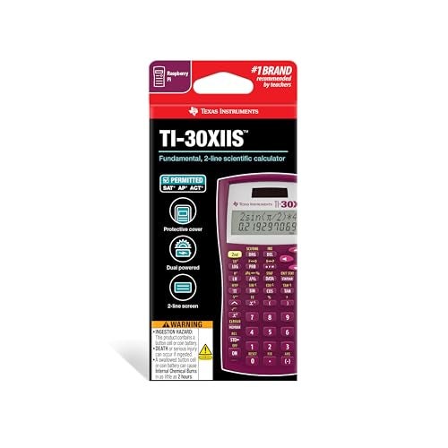 Texas Instruments TI30XIIS Scientific Calculator Raspberry Small - Image 3