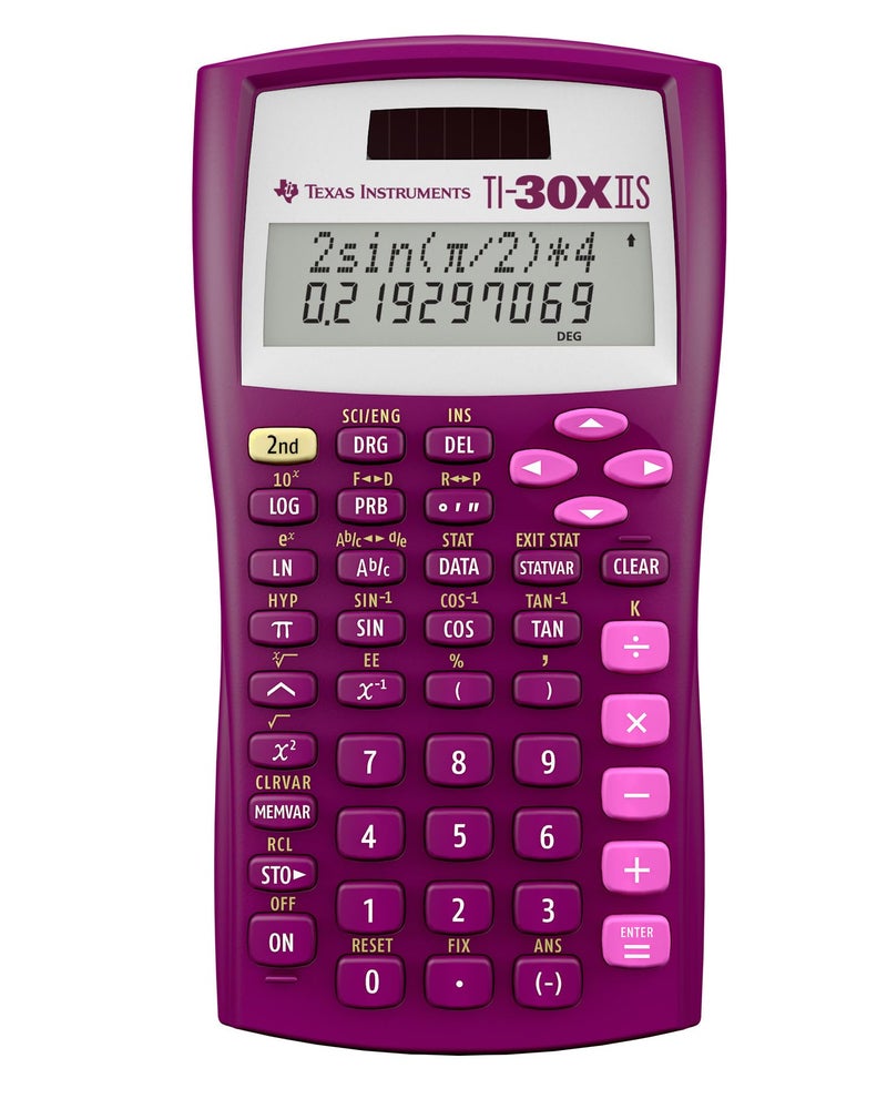 Texas Instruments TI30XIIS Scientific Calculator Raspberry Small - Image 2