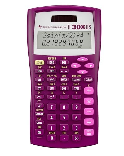Texas Instruments TI30XIIS Scientific Calculator Raspberry Small - Image 1