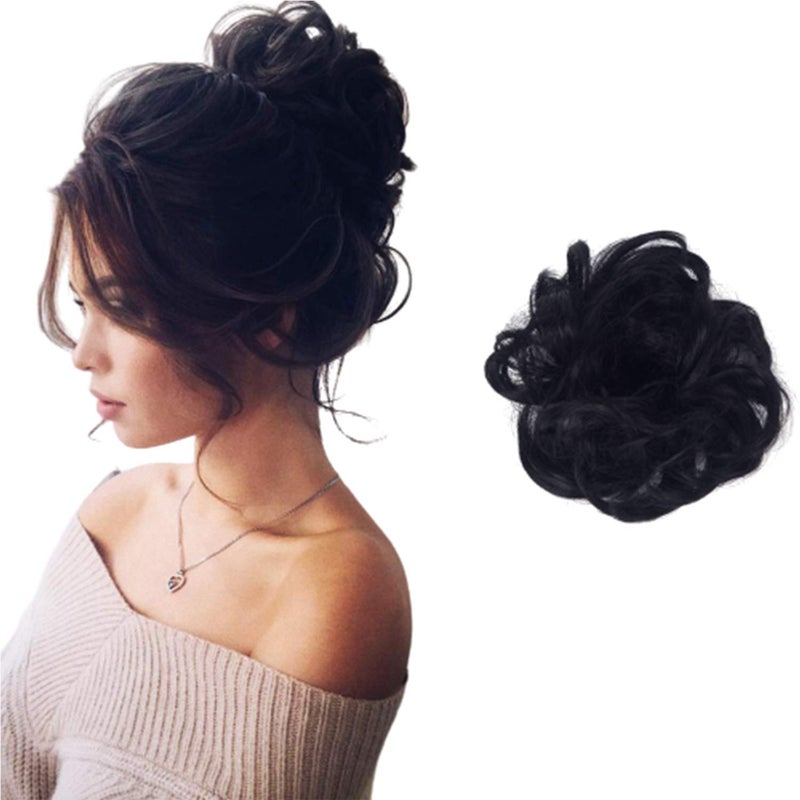 FUT Scrunchy Scrunchie Updo Hairpiece Messy Hair Bun Extensions Chignons Hair Piece