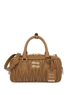 Miu Miu Small Arcadie Top Handle Bag in Matelassé Nappa Leather Crossbody Shoulder  - Image 1