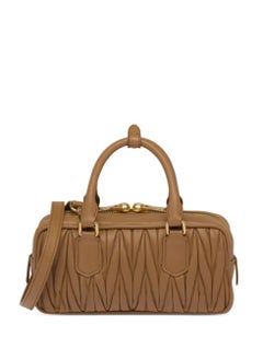 Miu Miu Small Arcadie Top Handle Bag in Matelassé Nappa Leather Crossbody Shoulder  - Image 2