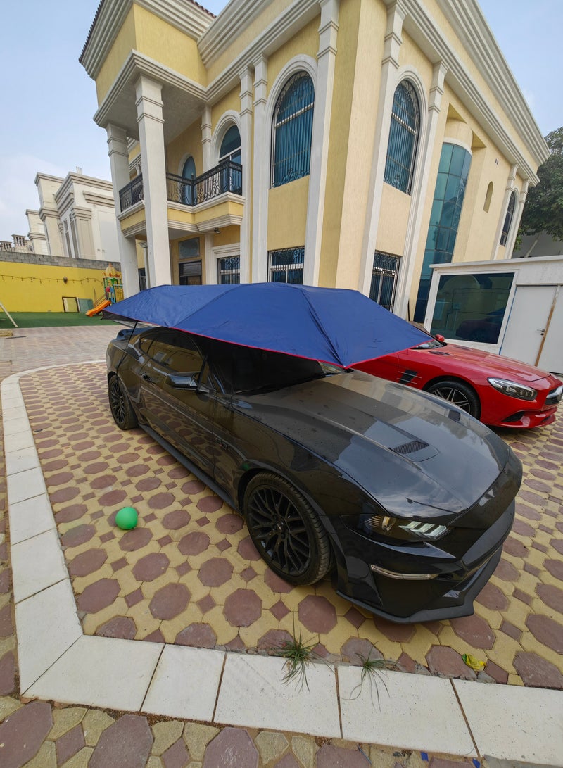 Generic Silver Semi-Auto Car Sunshade SUV Mobile Car Sun Shade  - Image 4